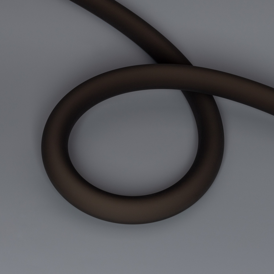 Лента герметичная MOONLIGHT-BLACK-TOP-G280-D25mm 24V RGB 360deg (14.4 W/m, IP65, 3m, wire x1) (Arlight, Вывод прямой, 3 года)