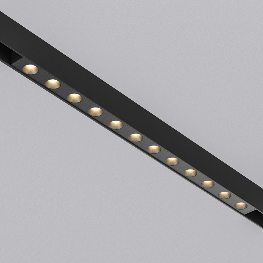 Светильник MAG-DOTS-25-L400-12W Warm3000 (BK, 30 deg, 24V) (Arlight, IP20 Металл, 5 лет)