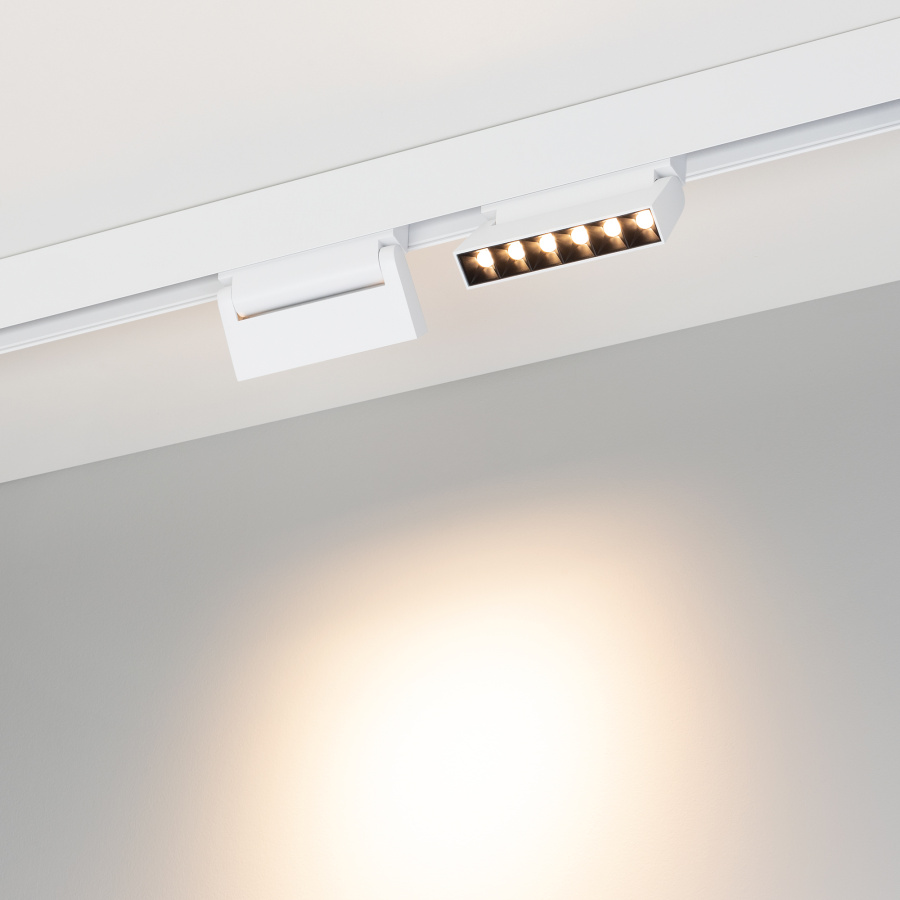 Светильник MAG-ORIENT-LASER-FOLD-S195-6W Warm3000 (WH, 30 deg, 48V) (Arlight, IP20 Металл, 5 лет)