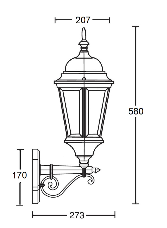 Настенный светильник 91401L 02 Gw