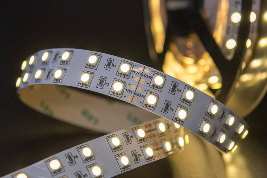 Лента светодиодная SWG SWG5120, 28,8 Вт/м, 24В, IP20, теплый белый