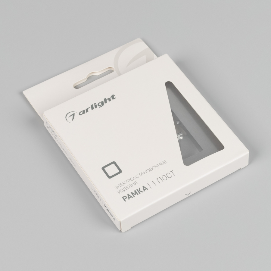 Рамка пластиковая FRM-PERIO-PL-1-GR (Arlight, -)