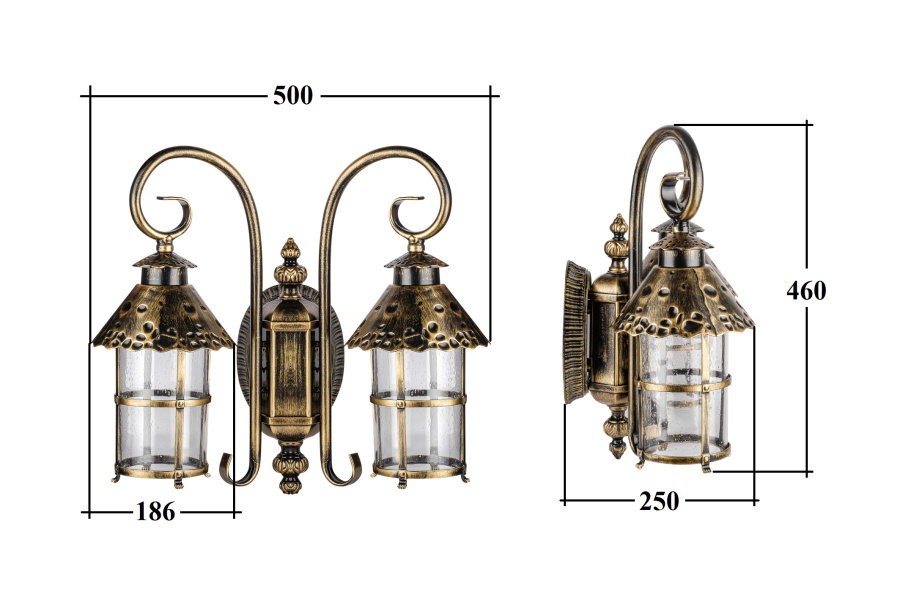 Настенный светильник 81502 2 18 Gb
