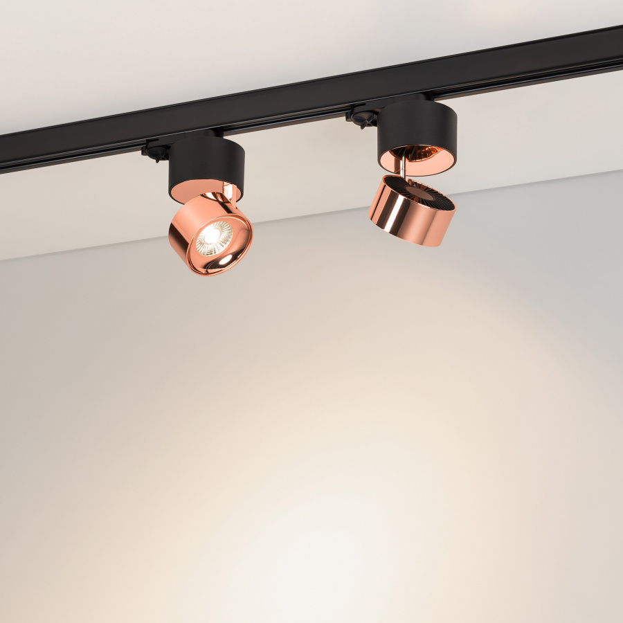 Светильник SP-PLURIO-TRACK-4TR-R77-9W Day4000 (BK-COP, 36 deg, 230V) (Arlight, IP20 Металл, 3 года)