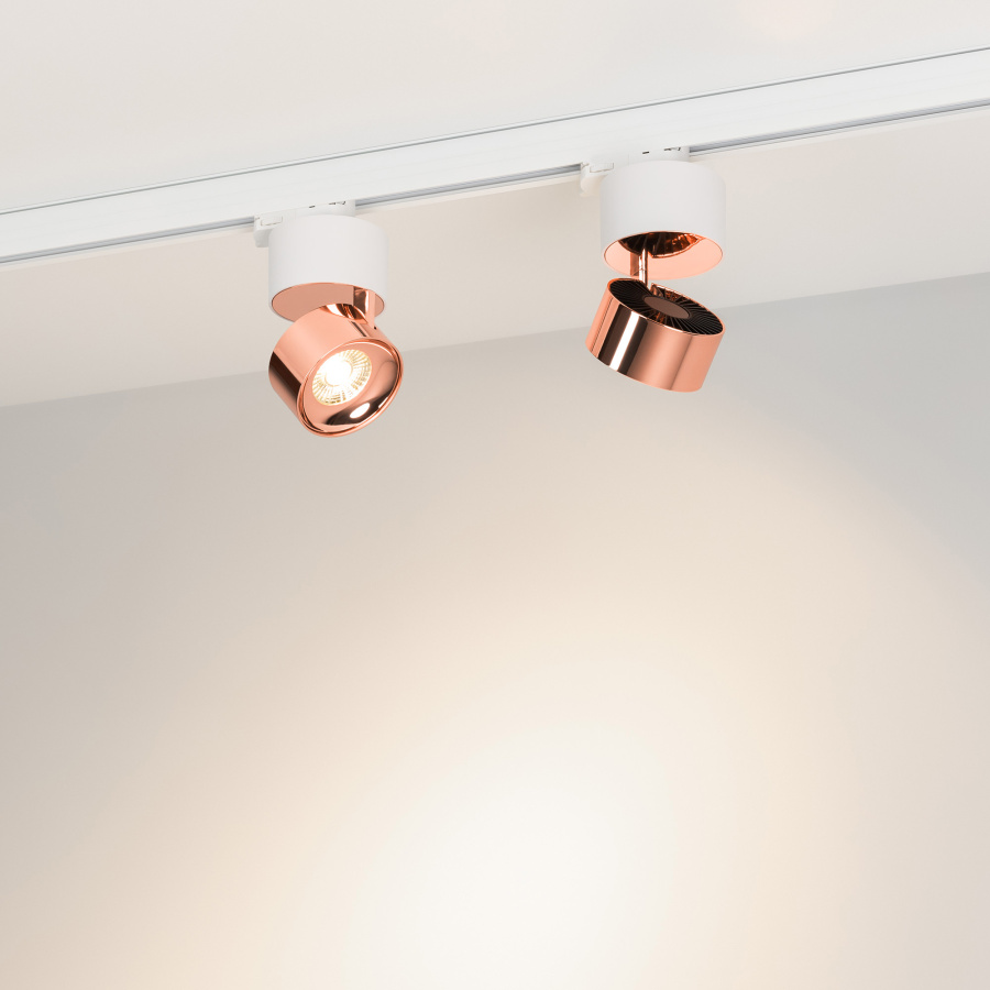 Светильник SP-PLURIO-TRACK-4TR-R77-9W Day4000 (WH-COP, 36 deg, 230V) (Arlight, IP20 Металл, 3 года)