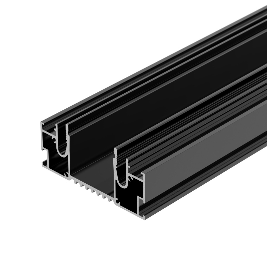 Профиль STRETCH-32-CEIL-CENTER-2000 BLACK (Arlight, Алюминий)