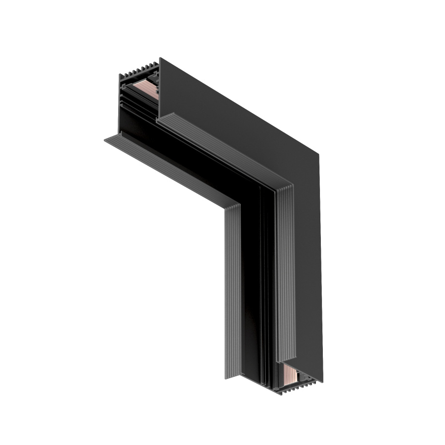 Коннектор угловой MAG-CON-4560-F-L90-INT (BK, 5LN, внутренний) (Arlight, IP20 Металл, 5 лет)