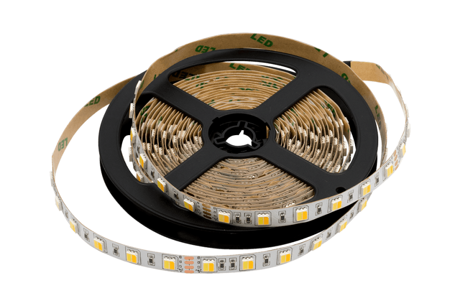 Лента светодиодная SWG SWG560, 14,4 Вт/м, 24В, IP20, теплый белый + холодный белый