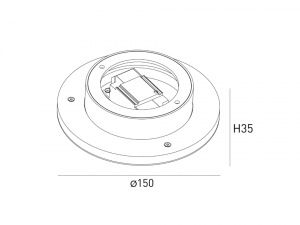 Бра декоративное ML-TR, ML-R150-WH-WW