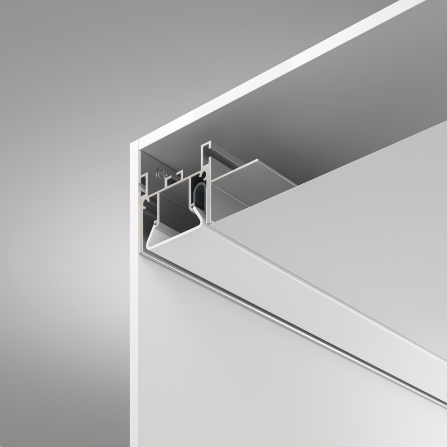 Алюминиевый профиль для натяжного потолка 51x35 для светодиодной ленты Led Strip ALM013S-2M