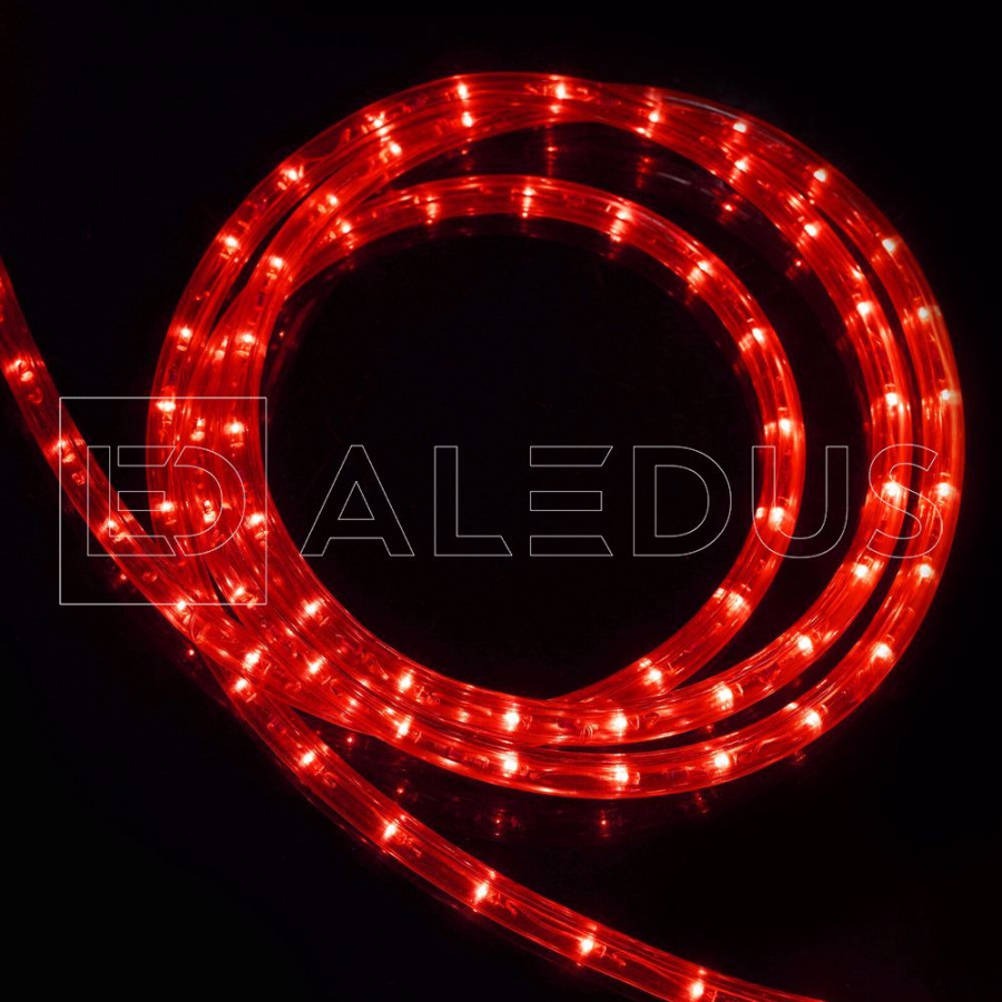 Дюралайт ALEDUS 13 мм, бухта 100 м, красный