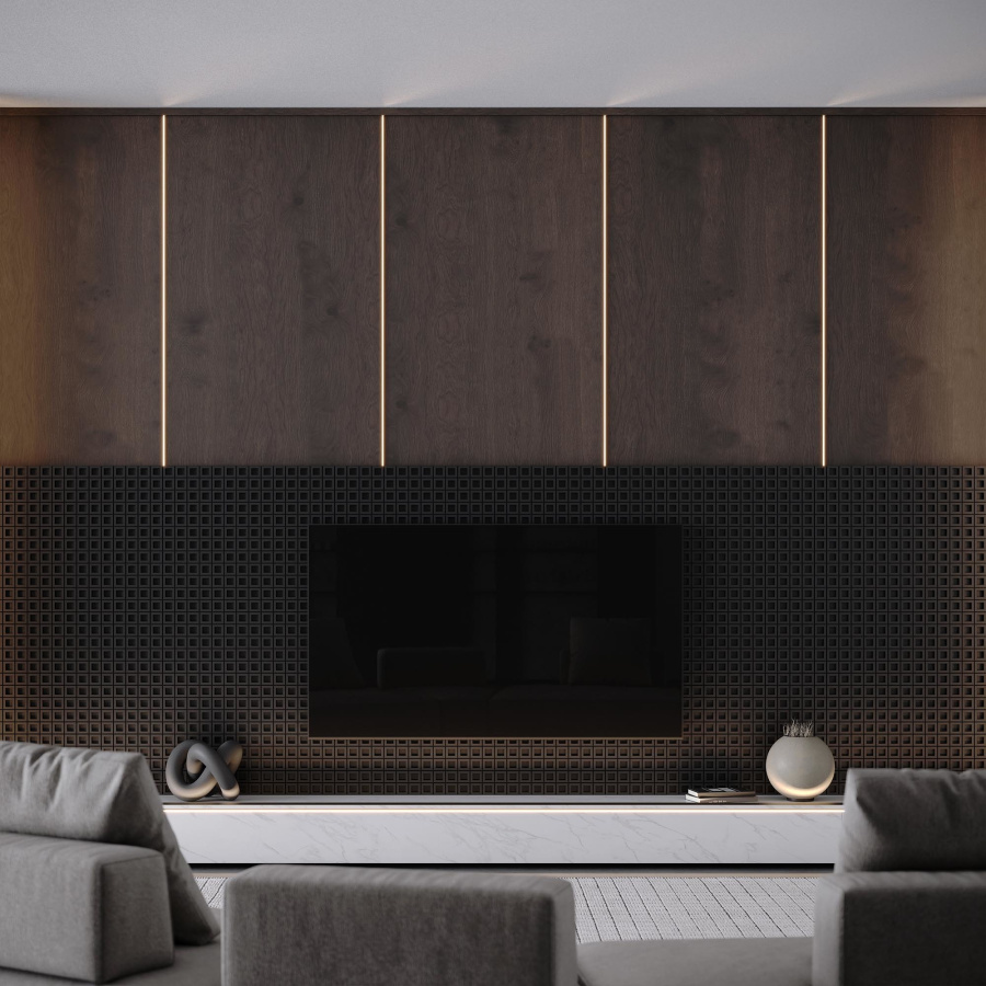 Профиль SL-BEVEL-H10-F14-2000 ANOD OLIVE GREY (Arlight, Алюминий)