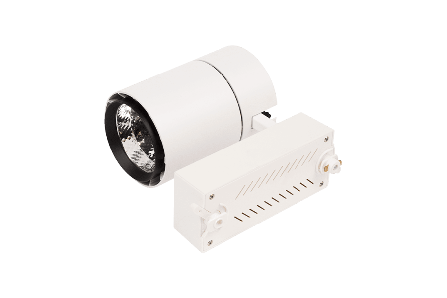 Светильник трековый однофазный TL58, Ч/Б, 30Вт, 2500-3500K