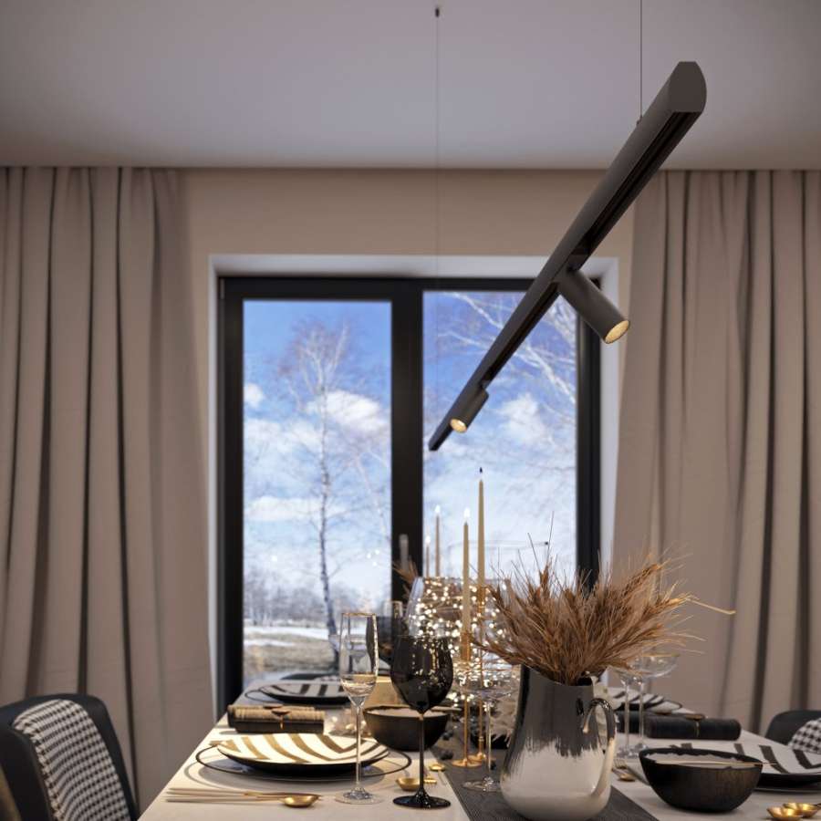 Трек MAG-TRACK-2540-2000 (BK) (Arlight, IP20 Металл, 5 лет)