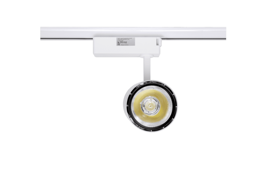 Светильник трековый однофазный TL58, Ч/Б, 30Вт, 2500-3500K