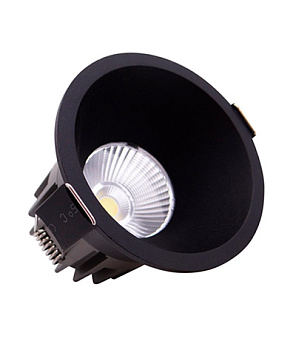 Светильник светодиодный круглый  S9612 COB Led  12W 3CCT. Цвет: белый