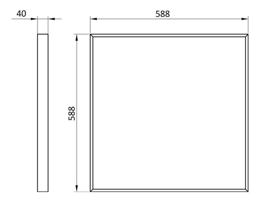 Светильник GL-GRILYATO EVEN 40 SV ECO