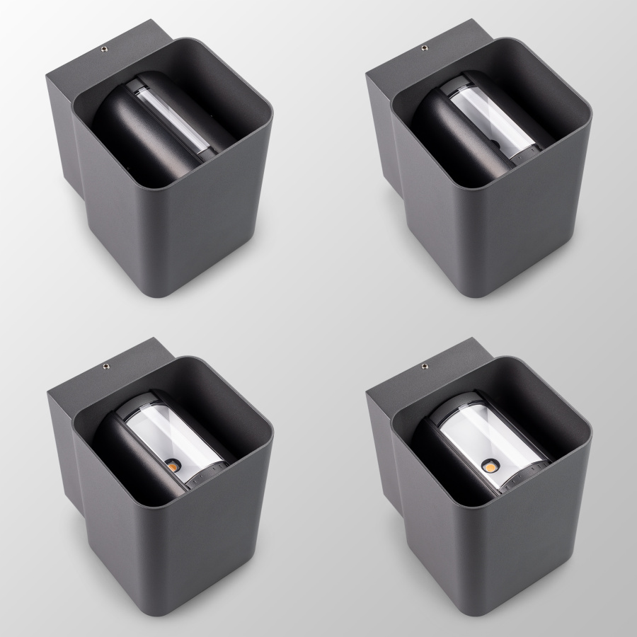 Светильник LGD-Wall-Vario-J2G-12W Warm White (Arlight, IP54 Металл, 3 года)