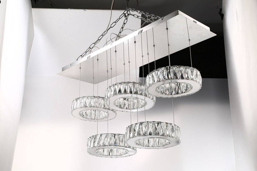 Люстра светодиодная хрустальная DW-8815