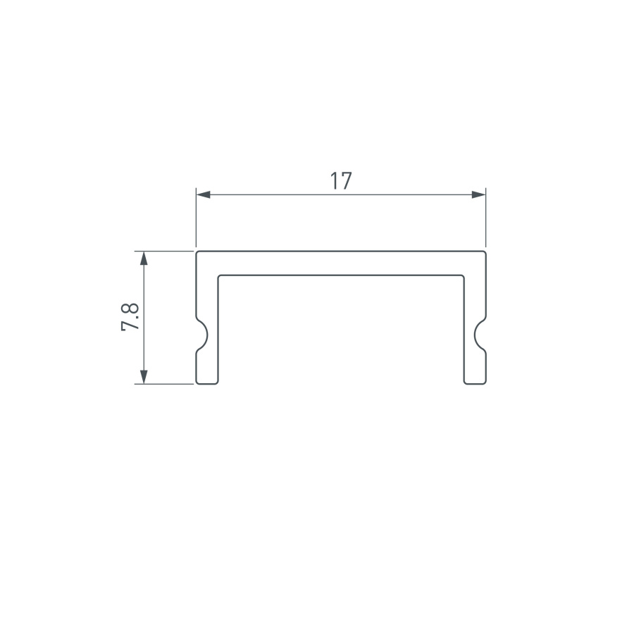 Экран SL-W17-10000 OPAL (Arlight, Пластик)