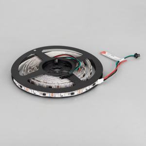 Лента SPI-B60-10mm 12V RGB-PX3 (14.4 W/m, IP20, 5060, 5m) (Arlight, Открытый, IP20)