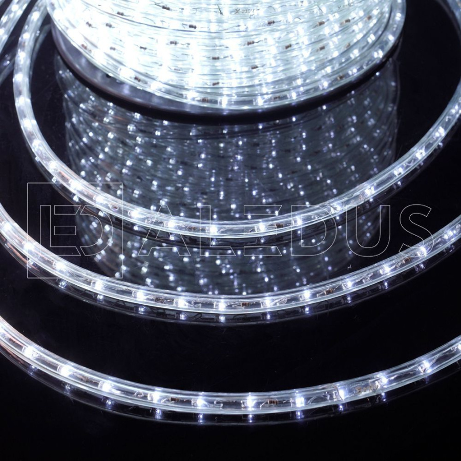 Дюралайт ALEDUS, 220 В, 13 мм, бухта 100 м, белый