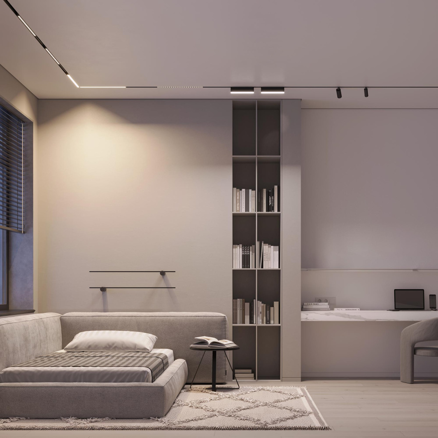 Светильник MAG-ORIENT-DOTS-L465-16W Day4000-MIX (BK, 24 deg, 48V, DALI) (Arlight, IP20 Металл, 5 лет)