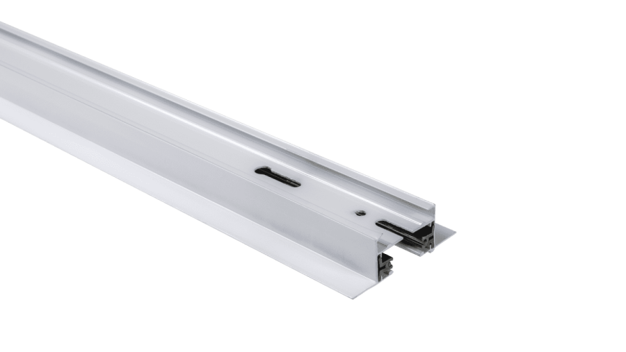 Шинопровод однофазный встраиваемый, белый