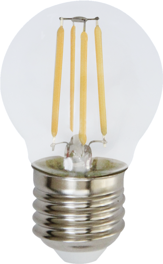 Светодиодная (LED) лампа BRAWEX ФИЛАМЕНТ 9Вт мягкий свет G45 Е27