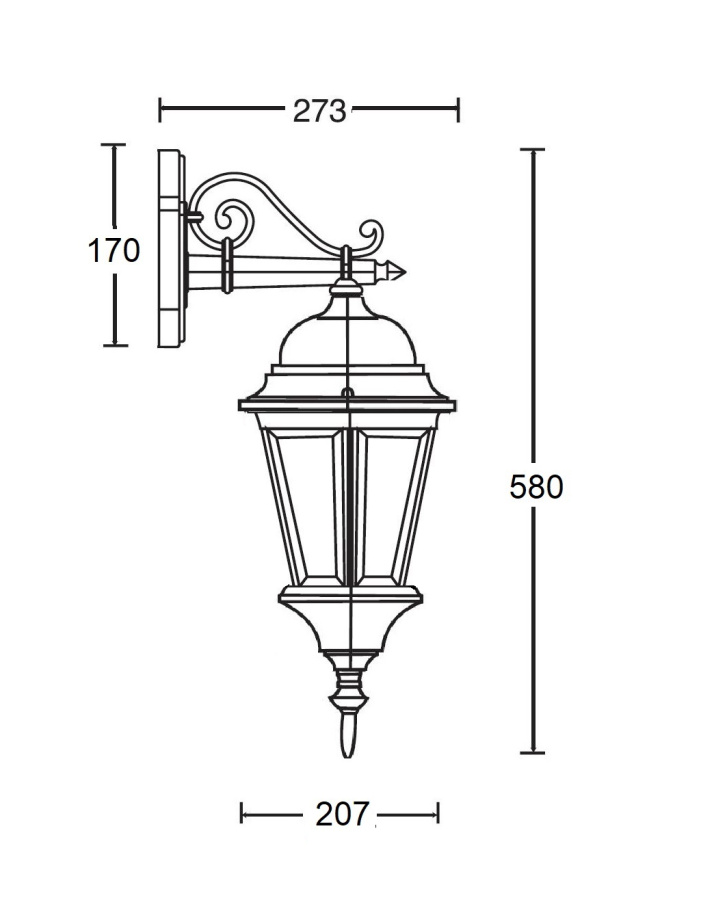 Настенный светильник 91402L 02 cover Gw