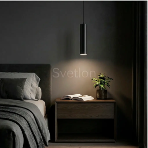 Светильник LED «Цилиндр», HB1530 15W 3CCT h=30см d=5,5см IP20 черный