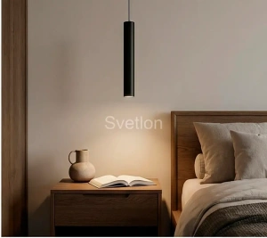 Светильник LED «Цилиндр», HB2040 20W 3CCT h=40см d=5,5см IP20 черный