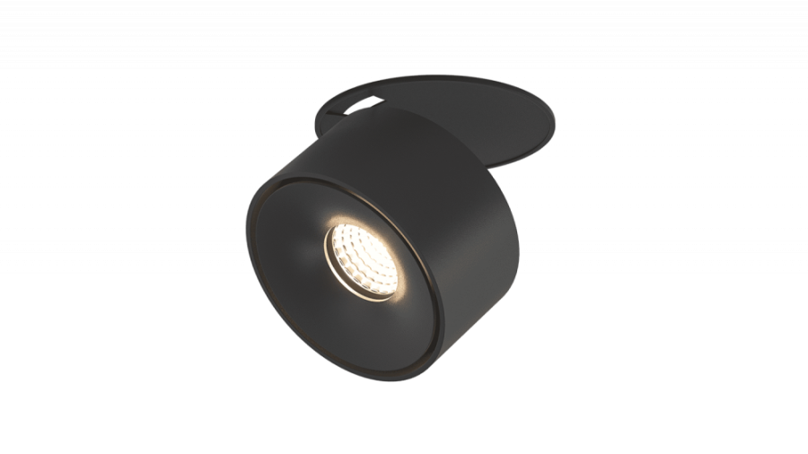 Светильник DesignLed GW, встраиваемый, черный, теплый белый (3000К)