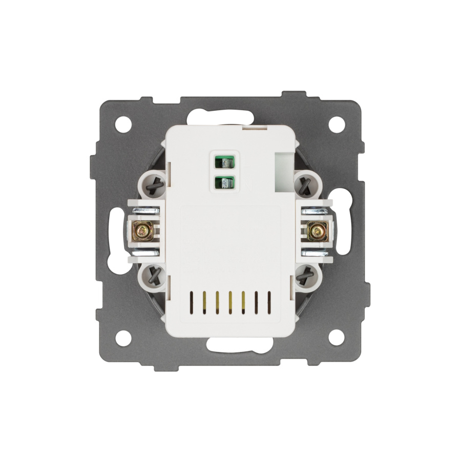 Механизм USB розетки SCT-MUAC-PL-BK-V (5V, 3A, QC4) (Arlight, -)