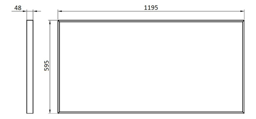 Светильник GL-ARMSTRONG X2 60 IP54 SV ECO