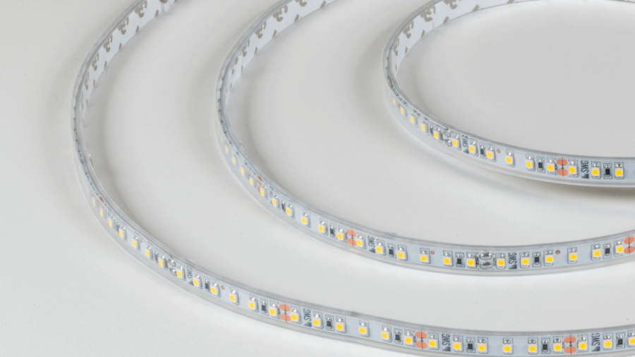 Лента светодиодная SWG SWG3120, со скотчем 3М, 9,6 Вт/м, 24В, IP66, нейтральный белый