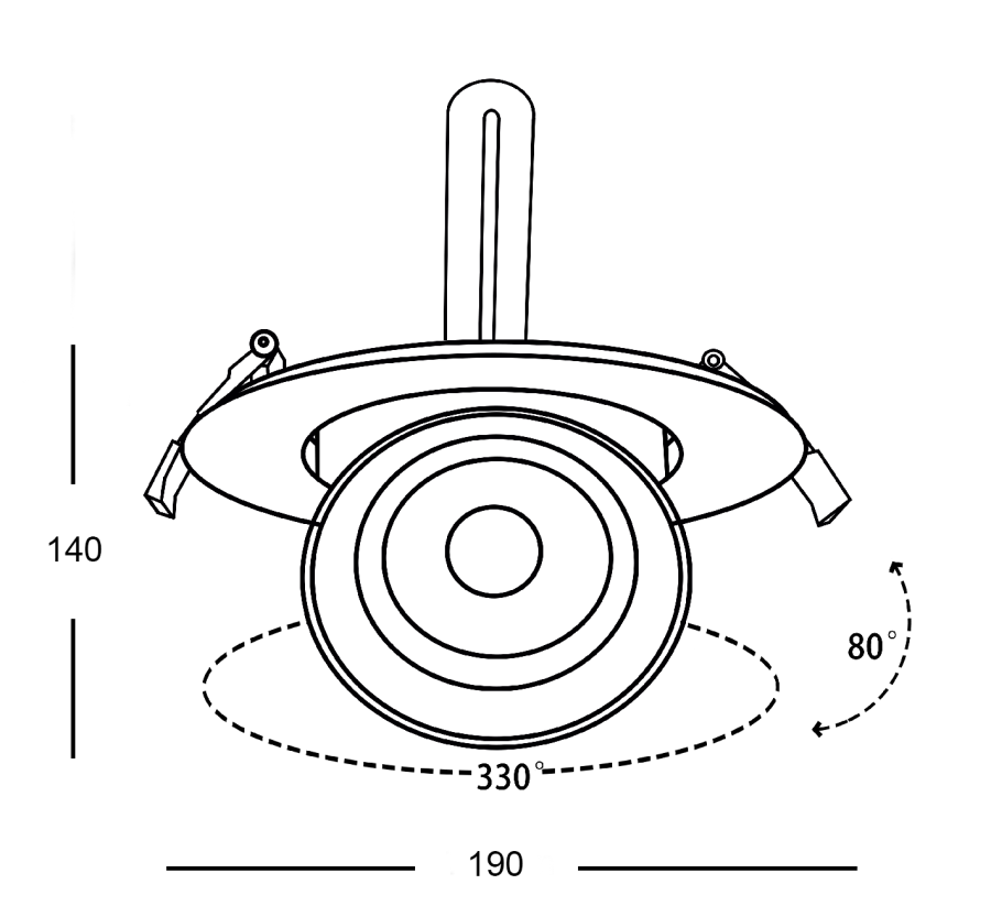 Встраиваемый светодиодный светильник, DW2249