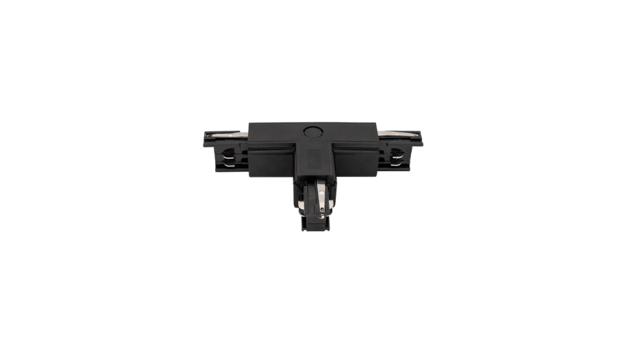 T-коннектор для трехфазного трека, правый, черный