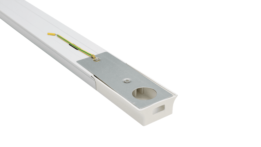 Шинопровод однофазный накладной, белый