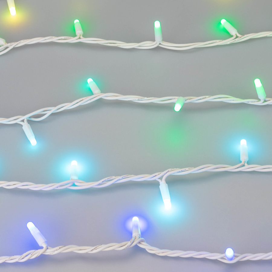 Светодиодная гирлянда ARD-STRING-PRO-10000-WHITE-100LED-MILK-LIVE RGB-DMX (24V, 10W) (Ardecoled, IP65)