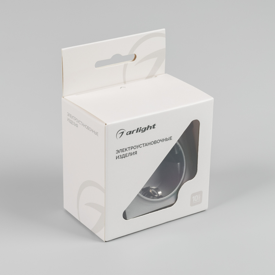 Механизм электрической розетки SCT-MEU1-PL-GR-V (250V, 16A) (Arlight, -)