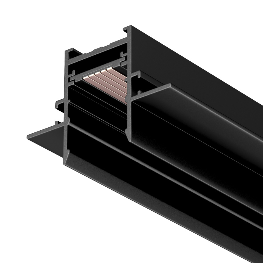 Трек встраиваемый MAG-TRACK-2538-FDW-3000 (BK, 5LN) (Arlight, IP20 Металл, 5 лет)