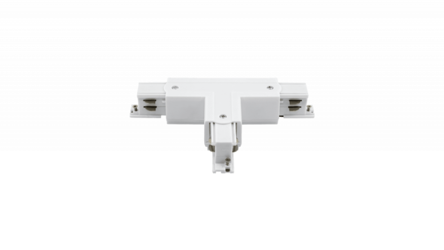 T-коннектор для трехфазного трека, правый, белый