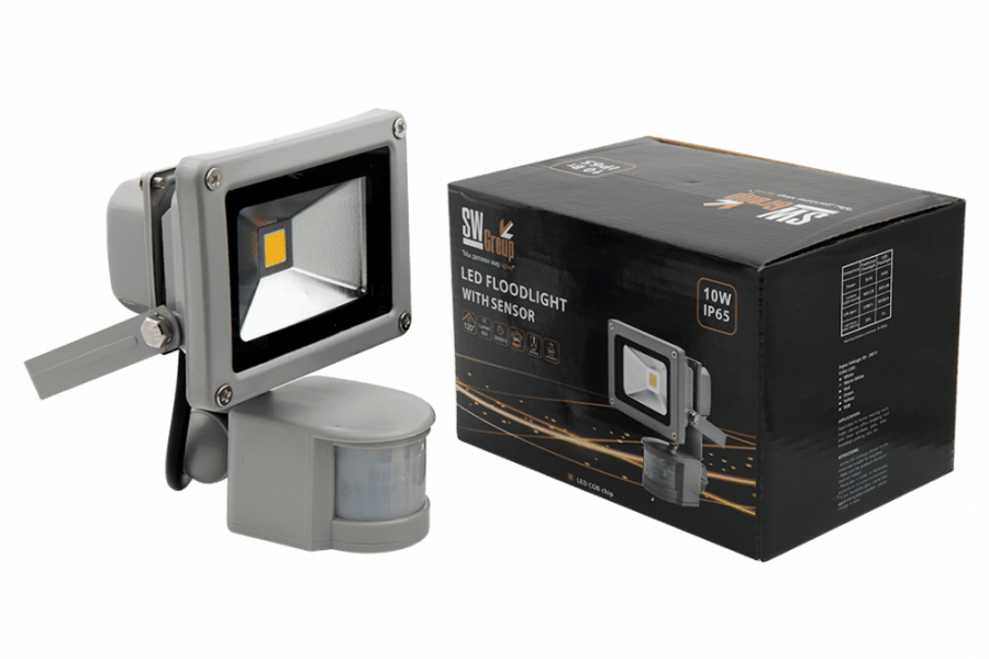 Прожектор светодиодный COB, FL-COB-10-WW-S