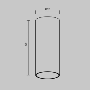 Потолочный светильник Technical C056CL-L12W2.7K-W-BS
