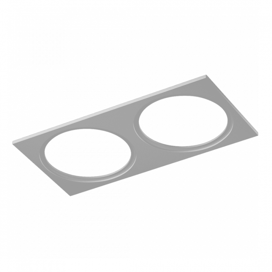 Рамка для светильника MJ, двойная, белый