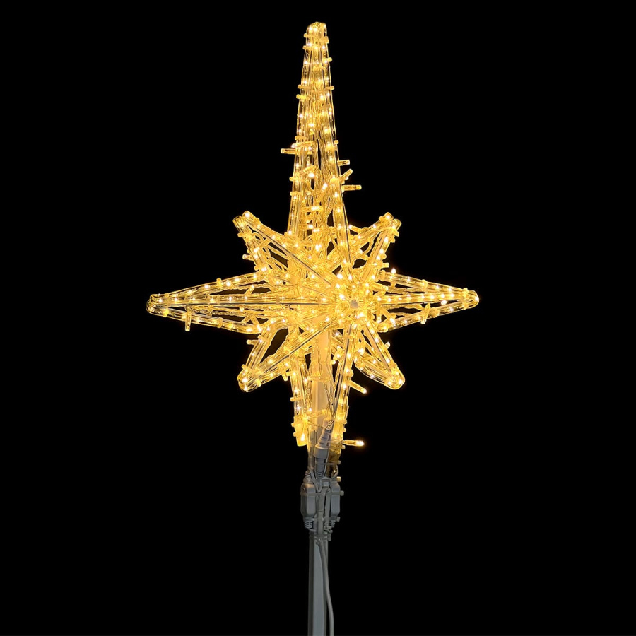 Макушка "Роза Ветров" 75 см, Тепло-Белая, 220В