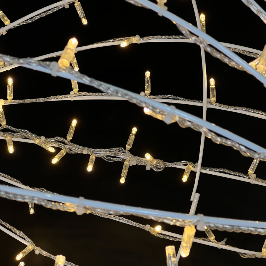 Светодиодная Фигура "Световой Шар" Ø0,65м Тепло-Белая 220В, IP65