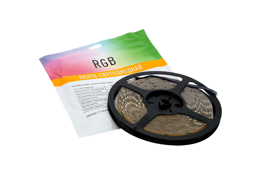 Лента светодиодная SWG SWG560, IP65, RGB
