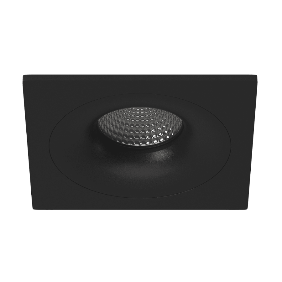 Рамка для светильника MJ, одинарная, черный